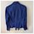 Camicia in cotone blu Prada con dettaglio a fiocco  - vista 2