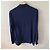 Polo de manga larga en cachemira azul marino para hombre Brunello Cucinelli - vista 2