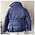 Giacca puffer Moncler blu navy - vista 4