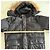 Double Giacca Puffer Prada con Cappuccio in Pelliccia Nero - vista 7