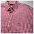 Chemise à manches courtes boutonnée Burberry rose à motif vichy - vue 3
