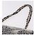 Borsa CHANEL Double Flap Chain Space Pattern in tela nera argento CC Auth 187039SAM Nero - vista 14