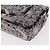 Borsa CHANEL Double Flap Chain Space Pattern in tela nera argento CC Auth 187039SAM Nero - vista 17