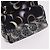 Borsa CHANEL Double Flap Chain Space Pattern in tela nera argento CC Auth 187039SAM Nero - vista 20