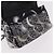 Borsa CHANEL Double Flap Chain Space Pattern in tela nera argento CC Auth 187039SAM Nero - vista 22