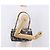 Borsa CHANEL Double Flap Chain Space Pattern in tela nera argento CC Auth 187039SAM Nero - vista 29