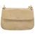 PRADA Chain Shoulder Bag Leder Beige Silber Auth 187798A - Ansicht 13