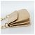 PRADA Chain Shoulder Bag Leder Beige Silber Auth 187798A - Ansicht 3