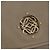 Bolsa de Ombro LOEWE Anagram Mya de Couro Bege Dourado Auth 186857A - vista 18