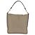 Bolsa de Ombro LOEWE Anagram Mya de Couro Bege Dourado Auth 186857A - vista 2