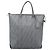 FENDI Borsa a mano Mamma Baguette in tela Zucca PVC Grigio Argento Auth 185974 Marrone - vista 13