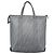 FENDI Borsa a mano Mamma Baguette in tela Zucca PVC Grigio Argento Auth 185974 Marrone - vista 2