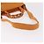 Borsa Salvatore Ferragamo Vala Canvas 2way Arancione Argento Auth BA13480 - vista 10