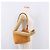 Borsa Salvatore Ferragamo Vala Canvas 2way Arancione Argento Auth BA13480 - vista 24