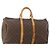 LOUIS VUITTON Monogram Keepall 50 Boston Bag M41426 LV Auth 182626 Monogramma