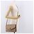 Céline Bolsa de Ombro CELINE Macadam Canvas PVC Couro Bege Ouro Auth 187364 Dourado - vista 24