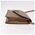 Céline Bolsa de Ombro CELINE Macadam Canvas PVC Couro Bege Ouro Auth 187364 Dourado - vista 3
