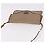 Céline Bolsa de Ombro CELINE Macadam Canvas PVC Couro Bege Ouro Auth 187364 Dourado - vista 6