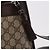 Borsa a Spalla GUCCI GG Supreme PVC Beige Argento 92560 Auth 186848 - vista 10