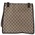 Borsa a Spalla GUCCI GG Supreme PVC Beige Argento 92560 Auth 186848 - vista 2