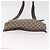 Borsa a Spalla GUCCI GG Supreme PVC Beige Argento 92560 Auth 186848 - vista 6