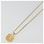 Collana Christian Dior in strass metallico Gold Auth SW2415 D'oro - vista 11