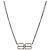Collana BALENCIAGA BB Icon metallo Silver tone Auth 186316A