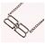 Collana BALENCIAGA BB Icon metallo Silver tone Auth 186316A - vista 10