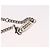 Collana BALENCIAGA BB Icon metallo Silver tone Auth 186316A - vista 11