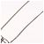 Collana BALENCIAGA BB Icon metallo Silver tone Auth 186316A - vista 13