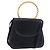 Borsa a mano Salvatore Ferragamo in pelle 2way Navy Gold Auth 185733A D'oro Blu navy