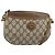GUCCI GG Supreme Old Shoulder Bag PVC Beige Oro 378 02 020 Auth am11912 D'oro