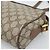 Borsa a Spalla GUCCI GG Supreme Web Sherry Line PVC Beige Oro Auth 186057 D'oro - vista 15