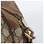 Borsa a Spalla GUCCI GG Supreme Web Sherry Line PVC Beige Oro Auth 186057 D'oro - vista 17
