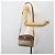 Borsa a Spalla GUCCI GG Supreme Web Sherry Line PVC Beige Oro Auth 186057 D'oro - vista 22