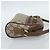 Borsa a Spalla GUCCI GG Supreme Web Sherry Line PVC Beige Oro Auth 186057 D'oro - vista 4