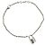 Bracciale LOUIS VUITTON Bracciale Silver Lockit Ag925 Silver Q95450 Auth 186237A Argento