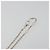 Bracciale LOUIS VUITTON Bracciale Silver Lockit Ag925 Silver Q95450 Auth 186237A Argento - vista 6