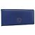 Céline CELINE Long Wallet Leder Blau Gold Auth 186718A Golden