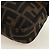 FENDI Zucca Canvas Mamma Baguette Shoulder Bag Black Brown Auth 186044SAM Marrone Nero - vista 16