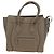 Céline CELINE Luggage Micro Shopper Handtasche aus Leder Grau Silber Authentisch 185329M Braun - Ansicht 13