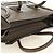 Céline CELINE Luggage Micro Shopper Handtasche aus Leder Grau Silber Authentisch 185329M Braun - Ansicht 6