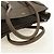 Céline CELINE Luggage Micro Shopper Handtasche aus Leder Grau Silber Authentisch 185329M Braun - Ansicht 7