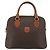 Céline Borsa CELINE Macadam Canvas PVC Pelle Marrone Oro Auth 187333A D'oro - vista 13