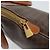 Céline Borsa CELINE Macadam Canvas PVC Pelle Marrone Oro Auth 187333A D'oro - vista 17