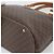 Céline Borsa CELINE Macadam Canvas PVC Pelle Marrone Oro Auth 187333A D'oro - vista 9