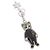 GUCCI GG Supreme Yuko Higuchi Boris Charm PVC Gray Auth 185848SM Marrone