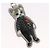 GUCCI GG Supreme Yuko Higuchi Boris Charm PVC Gray Auth 185848SM Marrone - vista 3