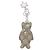 GUCCI GG Supreme Yuko Higuchi Boris Charm PVC Gray Auth 185848SM Marrone - vista 7