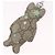 GUCCI GG Supreme Yuko Higuchi Boris Charm PVC Gray Auth 185848SM Marrone - vista 8